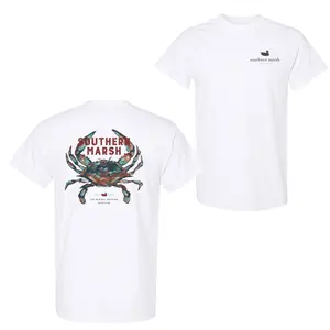 180g[100%cotton]Unisex Southern Marsh Men’s T-Shirt, Classic Comfort Unisex  Tee, Outdoor Lifestyle Graphic Shirt, Casual Apparel for Men & Women, Perfect Gift for Him, Trendy and Comfortable Wear for Outdoor Adventures, Fits