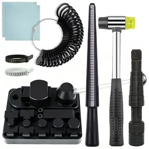 Complete Ring Making & Repair Kit with Ring Bender Ring Stretcher, Mandrel, Sizing Gauges & Tools for Jewelry Forming & Resizing