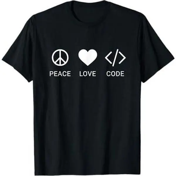Peace Love Code Programmer Coding T-Shirt