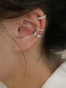 Women's Plain Casual Alloy Ear Cuff, Elegant All-match Jewelry for Girls Gift, Female Classic Fashion Accessories for Daily Wear