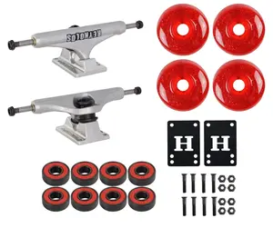Independent Skateboard Trucks Reynolds Hollow 149 + Red Wheels, Bearings HW Kit