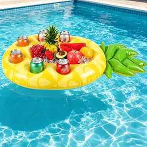 Inflatable floating chilled beverage rack, summer ice bar ice bucket, suitable for swimming pools, floating hut bars, adult hot tub beverage racks, inflatable pool accessories