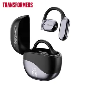TRANSFORMERS T61 Open Free Wireless Bluetooth Noise Cancelling Headphones  With Digital Display For Sports Gaming Earphones