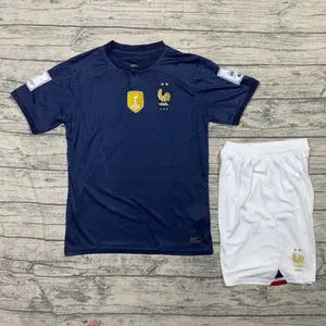 FRANCE NATIONAL FOOTBALL TEAM KIT - EURO 2024 EDITION - PREMIUM THAI LINEN FABRIC