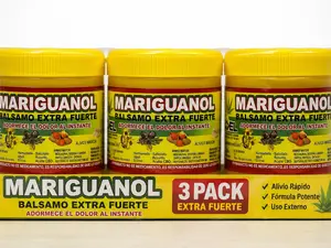 Extra Strength Pain Relief Cream, Mariguanol Formula with Arnica, Fast-Acting Body Balm for Muscle, Joint & Back Pain - 3 Pack, 125g, Back Pain Relief Products, Joint Recovery Balm