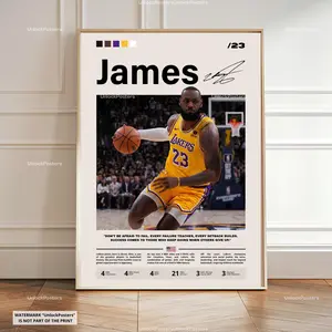 [Sale Up to 45%] LB/James Poster, Lakers Basketball,  Superstar Print, Basketball Wall Art, Sports Decor, King James Artwork, Basketball Prints, James