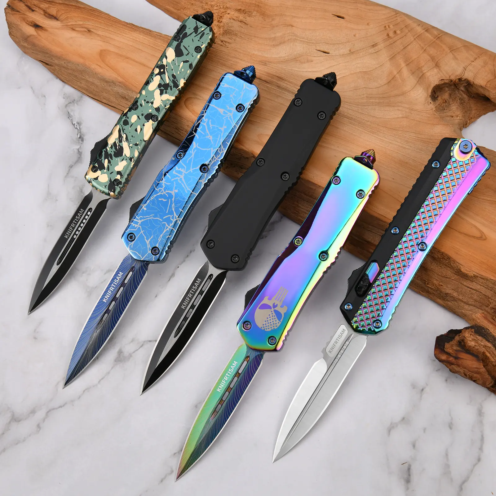 EDC Folding Pocket Knife - Multifunctional Camping Toolwith Zinc Alloy Non-Slip Handle, Stainless Steel Blade, Idealfor Everyday Carry, Gift for Men