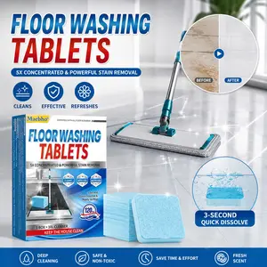 120x Concentrated Floor Cleaning Tablets - Deep Clean Tiles Wood Laminate No Residue | Easy Mop Solution Household Cleaning Products
