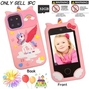 Kids' Smart Educational Toy Phone - Upgraded HD Dual Cameras, Photo & Video Recording - Educational Games & Music Playback - Exquisite Gift for 3-12 Years Birthdays & Holidays