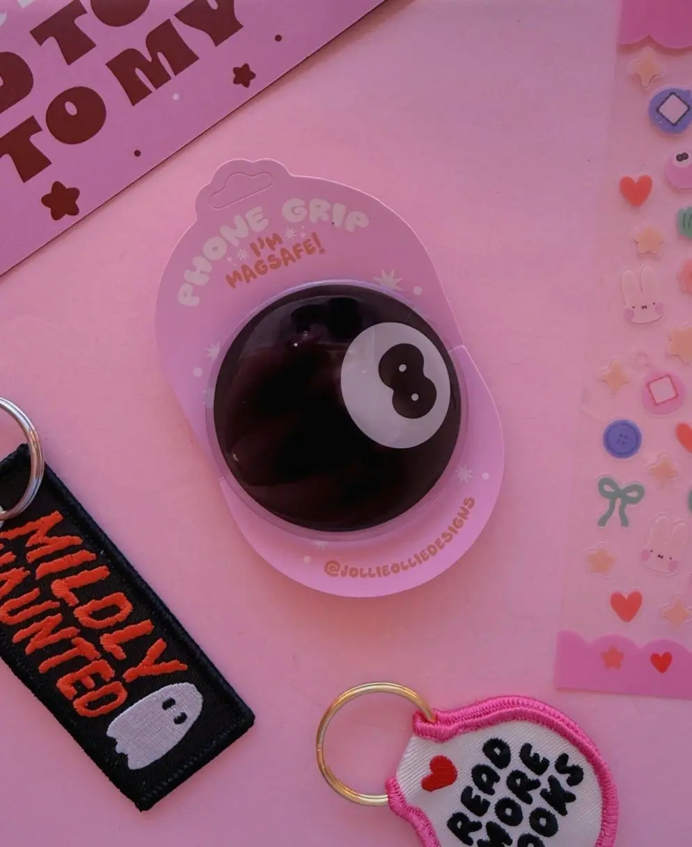 Magnetic Eight-ball Phone Grip