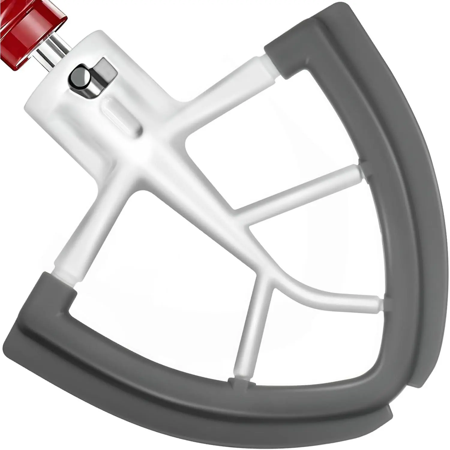 Flex  Beater Paddle for  4.5-5QT Tilt- Stand Mixer  Bowl Scraper  Part,Dishwasher Safe for Kitchen Aid Accessories And Attachments Mixers Accessory,Grey