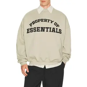 Fear of God ESSENTIALS Property Lounge Crewneck Sweatshirt in Seal