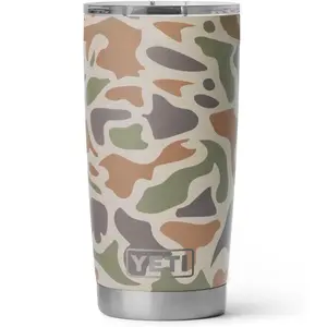 YETI Rambler 20 oz Stainless Steel Vacuum Insulated Tumbler wMagSlider Lid, Camo color