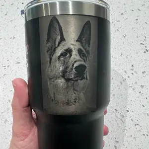 30 oz yeti laser engraved with your favorite photo. HastyEngraving gift wedding birthday anniversary Christmas gifts Beverage Drinkware Stainless Tumbler Water Bottles Steel Insulated