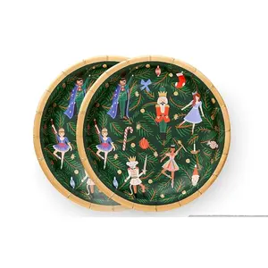 Rifle Paper- Nutcracker Porcelain Dessert Plate Set