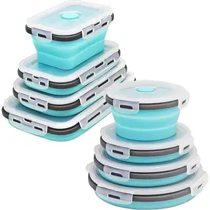 8 Collapsible  Storage Containers,  Collapsible  Storage Containers, Collapsible  Storage , Rv Collapsible Bowls, Collapsible Storage Containers for  Camping