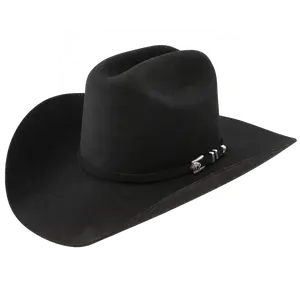 Stetson Buffalo Collection 4X Apache Black Felt Hat SBAPCH-754007