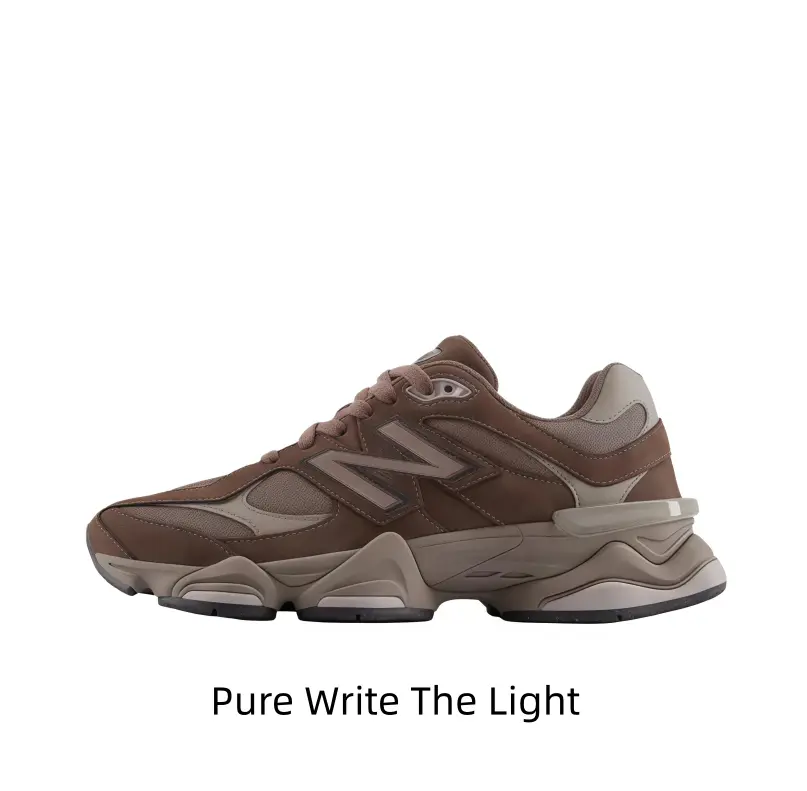 Men's Brown Grey Athletic Shoes - Breathable Mesh Suede Upper Durable Outsole Daily Casual Wear Unisex