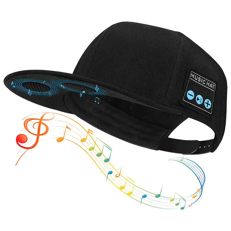 Wireless Bluetooth-compatible Sports Baseball Cap Headphones, Outdoor Running Cycling Multifunctional Music Hat, Breathable Comfort Adjustable Smart Music Hat, Adjustable Snapback Hat, Athletic Hats