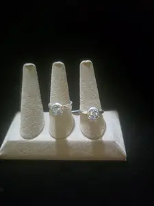 Blue Topaz Circle Sterling Silver ring