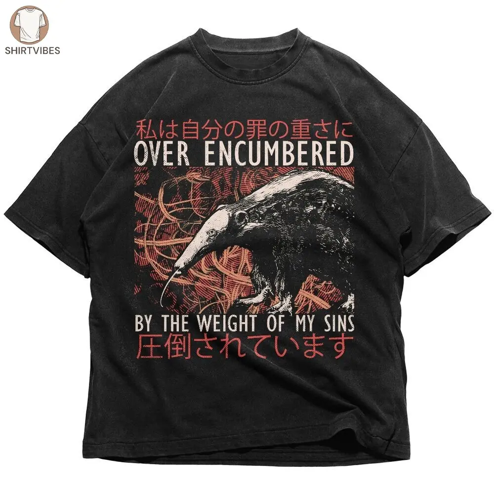 Kami Crew Anteater Over Japan Encumbered Shirt, Animal Tokyo Japanese Weird Harajuku Style Unisex Shirt, Hoodie, Sweatshirt
