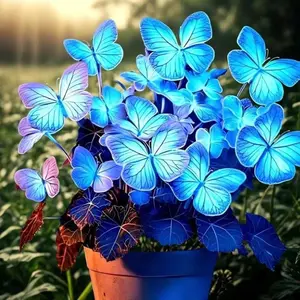 1000+ Rare Butterfly Hosta Seeds – Unique Garden Flowers for Outdoor Planting