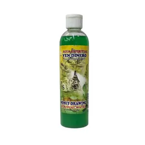 Money Drawing Spiritual Water – Attract Wealth and Prosperity Fast (8 oz) Agua Espiritual Ven Dinero