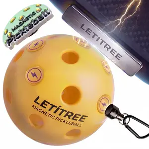 LETITREE Magnetic Pickleball Conversion Kit 4-in-1｜No-Bend Pickup · Swing Weight Tuning · Fence Storage · DIY Charms｜Lazy Tool, Court Prank, Viral Video, Birthday Gift