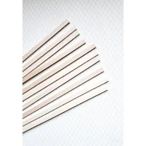 Dollhouse Miniature Wood Strips x10 Flooring 3/32 x 1/4 x 12" long Basswood 1:12 Scale
