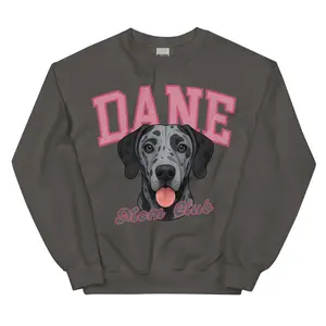 Blue Merle Great Dane Mom Club Sweatshirt