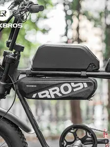 ROCKBROS Bike Frame Bag for Super 73 S2 Hard Shell Bike Bag Waterproof Bicycle Storage Bag Bike Pack 4.5 L Capacity Electric Bike Accessories