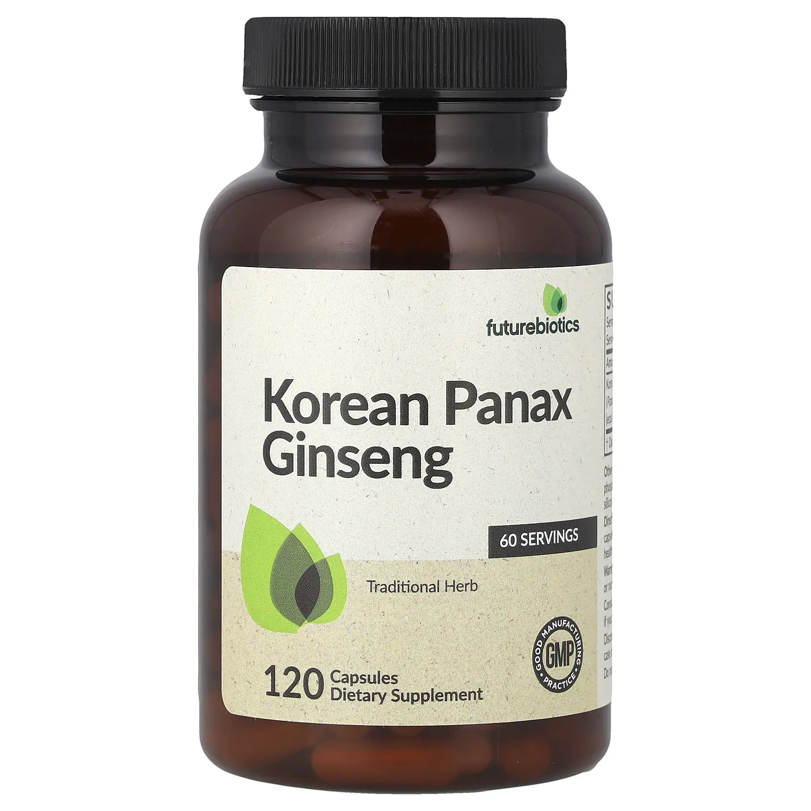 Futurebiotics Korean Panax Ginseng, 120 Capsules