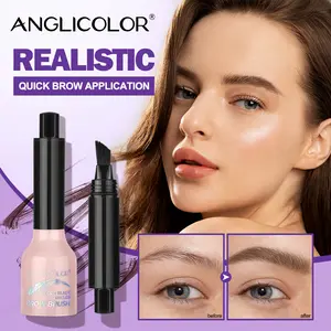 1pc Angled Fine-Tipped Eyebrow Pen Cosmetic - Waterproof, Smudge-Proof, Hair-Like Strokes, Multi-Shade, Unisex, Ideal for Brow & Hairline Touch-Ups, Holiday Gift Makeup Item, Fine-Tipped Eyebrow Pencils