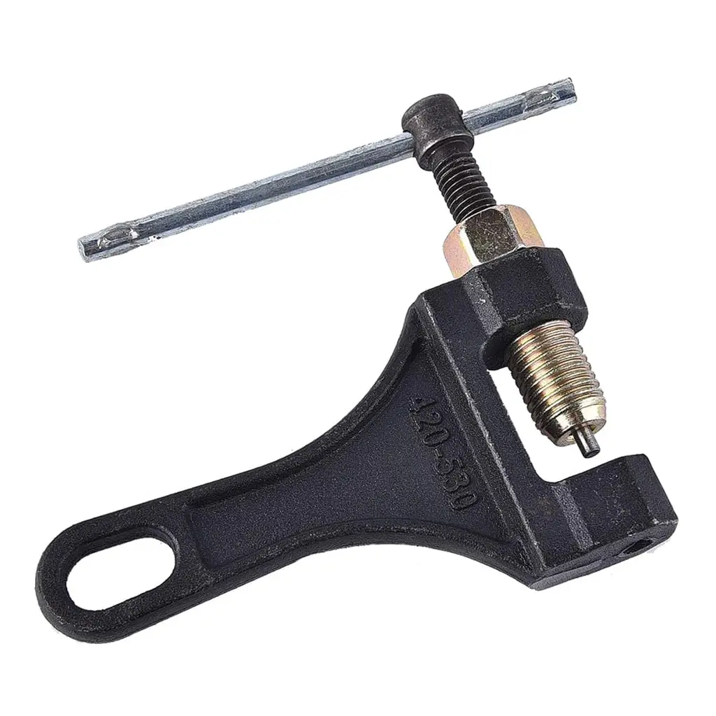 Motorcycle Chain Breaker Cutter Splitter Links Removal Repair Tool Universal for 420 428 520 530 Chain ATV UTV Go Kart Moped Buggy Quad Lawn Mower Drift Trike Tricycle 4 Wheeler Dirt Pit Bike