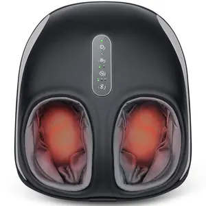 Nekteck Foot Massager Machine with Heat, Deep Kneading Shiatsu Foot Massager with Air Compression, Multiple Massage Modes & Adjustable Intensity