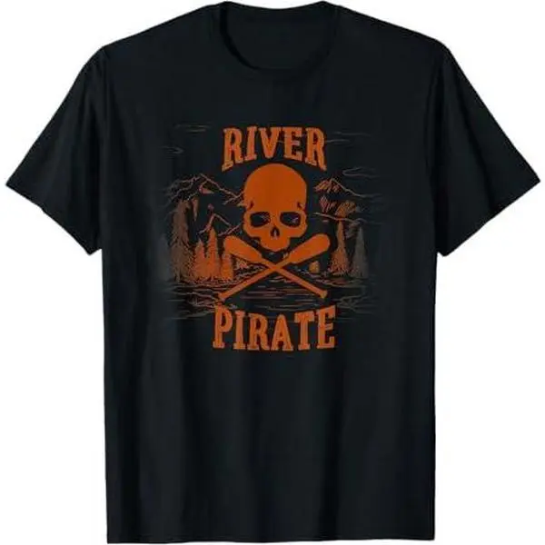 Fisherman Halloween River Pirate Marine Rafting Canoeing T-Shirt