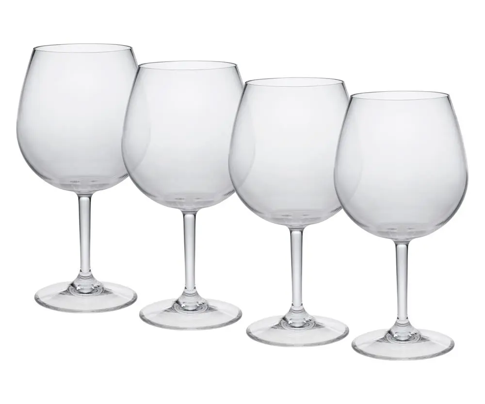 212 MAIN Unbreakable Tritan Plastic Wine Glasses - 23oz, Durable Kitchen Drinkware, Set of 4, Set Of Four