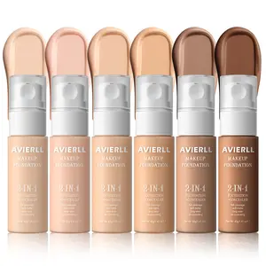 Hydrating Oil Control Matte Foundation Concealer, Waterproof Sweatproof High Coverage Easy Application Long-Lasting No Smudge, Mixed/oily Skin Daily Outdoor Use