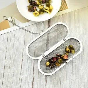 Viral Large Tea Infuser – 304 Stainless Steel Extra Fine Mesh Strainer for Loose Leaf Tea, Spices & Soup Brewing