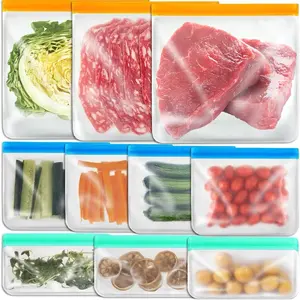 10 Pack Reusable Ziploc bags