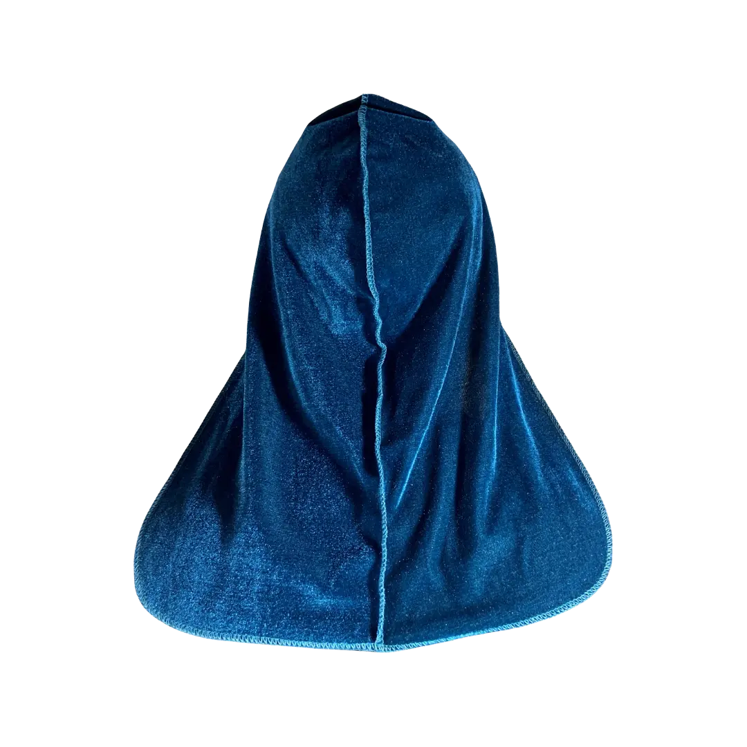 Velvet Teal Blue Durag