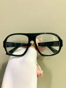 Unisex Simple Style Plain Color Eyeglasses, Trendy Casual Leopard Leg Eyeglasses for Everyday Use, Fashion Accessories for Outdoor Activities, Stylish Protective Glasses, Leopard Pattern Eyeglasses