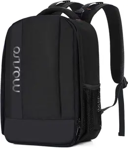 MOSISO Camera Backpack,Dslr/Slr/Mirrorless Photography Backpack Buffer Padded Shockproof Camera Bag with Customized Modular Inserts&Tripod Holder Compatible with Canon,Nikon,Sony Etc, Black Mosiso