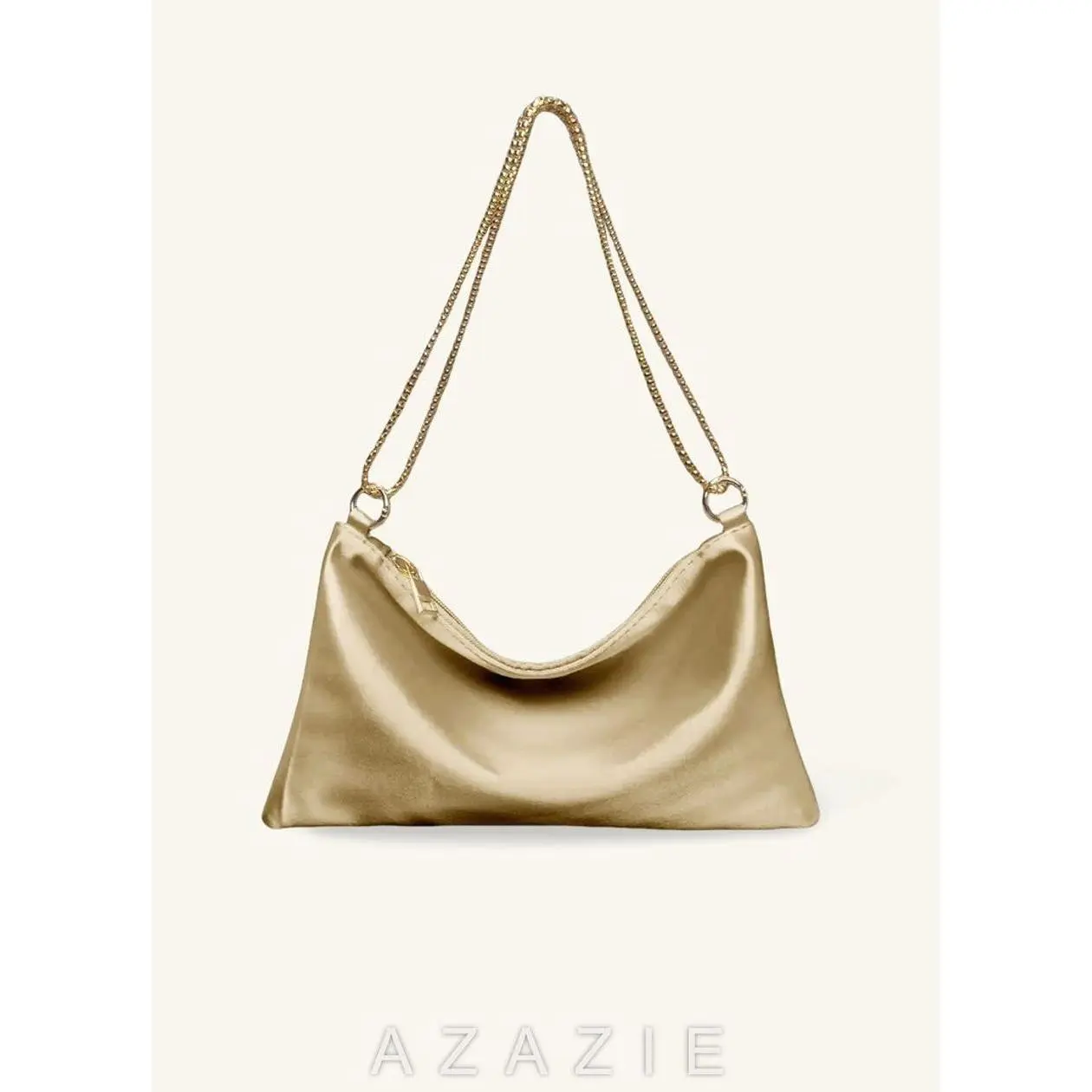 Metallic Chain Underarm Bag