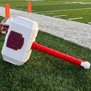 YOUR TEAM Thor inspired hammer - football themed