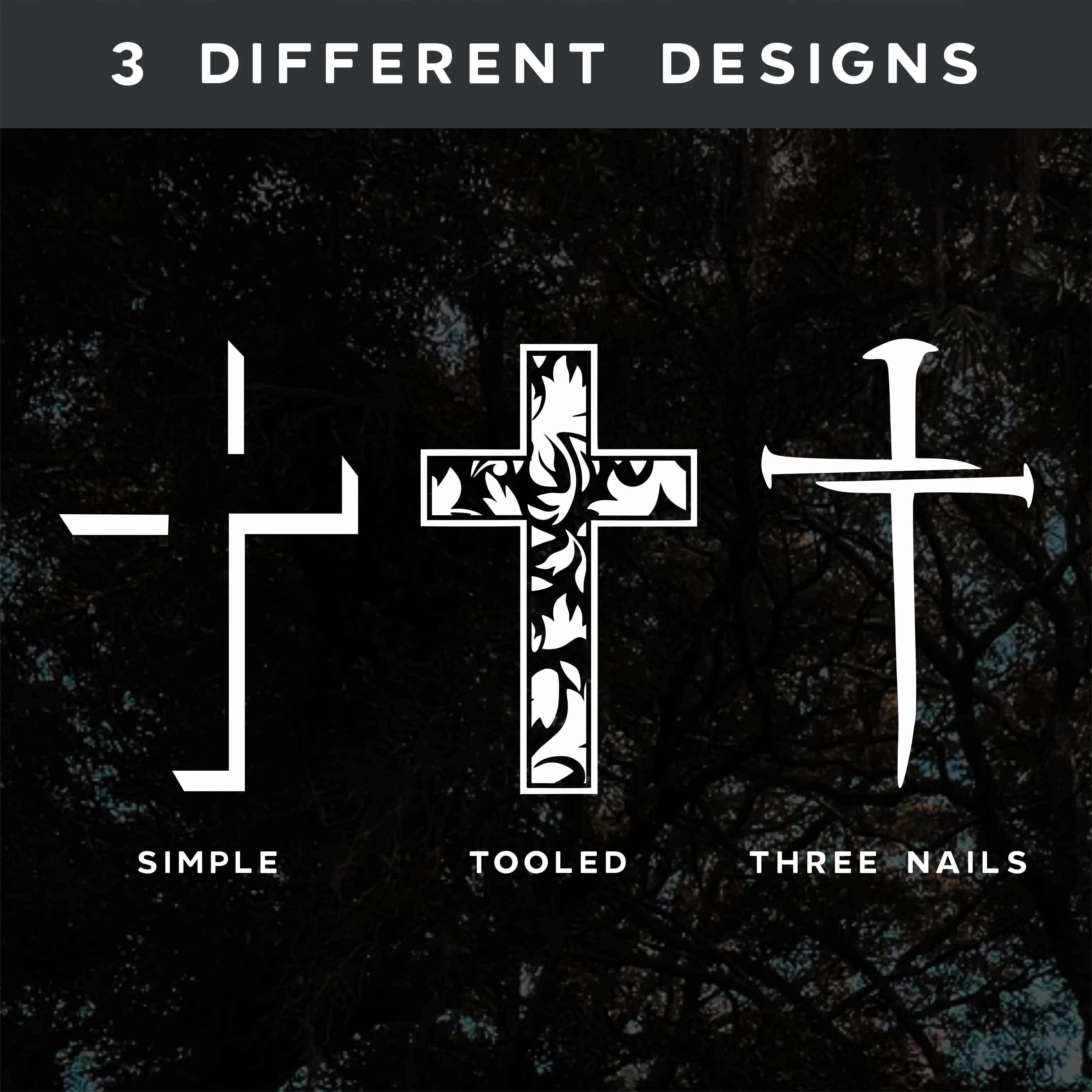 Cross Decals - High Quality Outdoor Vinyl