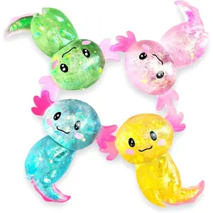 4 Pack Cute Squishy Stress Relief Toys Set, Ultra Soft Slow Rising Balls, Maltose Texture Sensory Fidget Toys, Anxiety Relief for Adults & Kids, Ideal Birthday Party Gifts