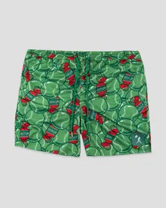Bubbles and Doubles Diamond Air Mesh Shorts - Walk-Off Watermelon