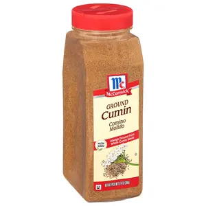 McCormick Ground Cumin 14 oz - Warm Earthy Spice for Global Cooking - Pure Comino Molido - Gluten-Free Non-GMO Kosher - Ideal for Chili Curries & Tacos