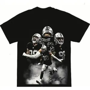 Football team player Crosby Printed Raiders, emperor tops, baggy compression clothes